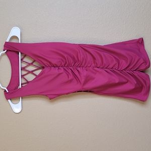 NWT Pink Bodycon Sleeveless Top